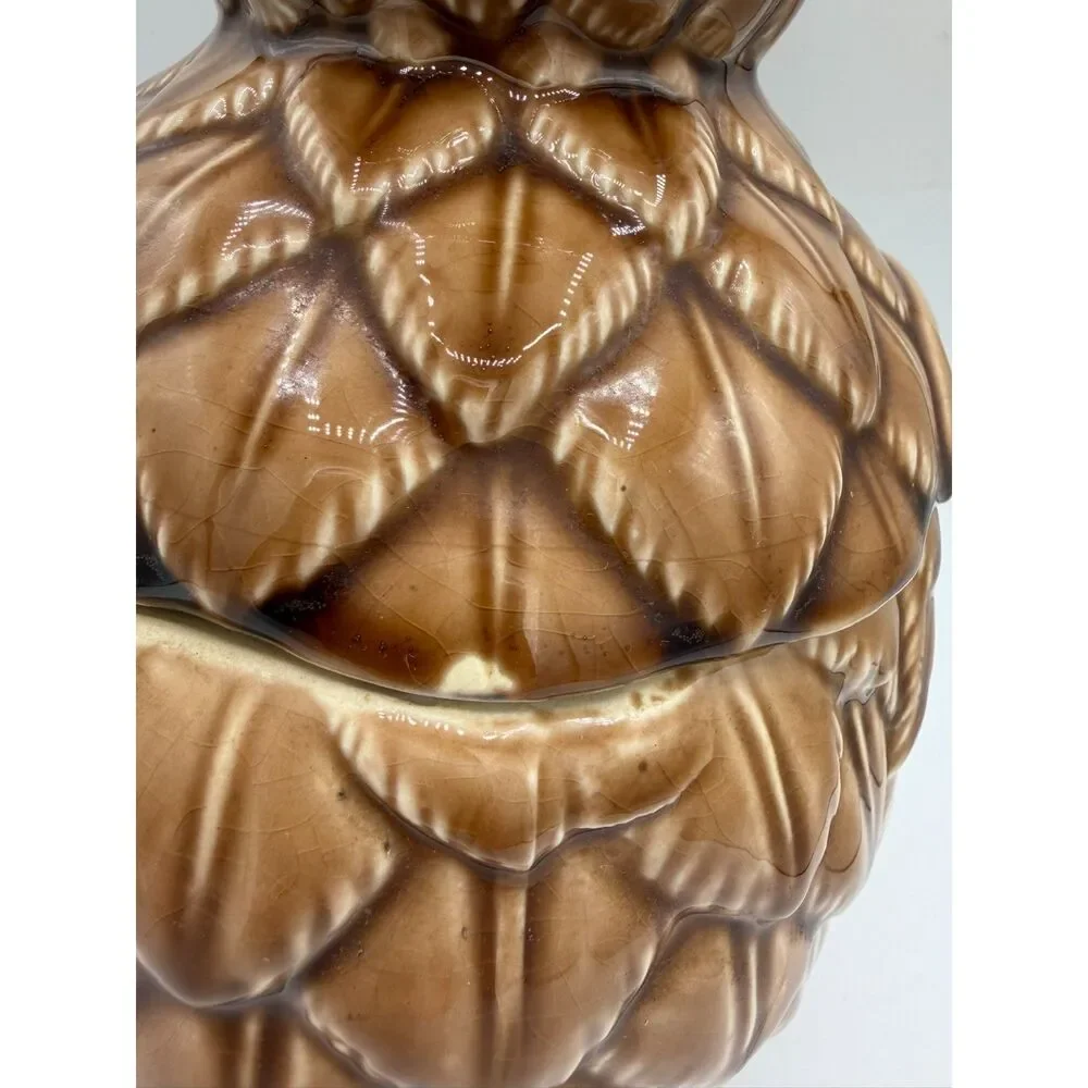 Vintage 1960s OWL Cookie Jar Graduation Cap Wise Ceramic National Silver Co.